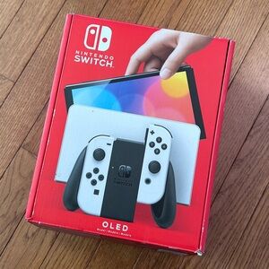 Nintendo Switch OLED Console with White Joy‑Cons